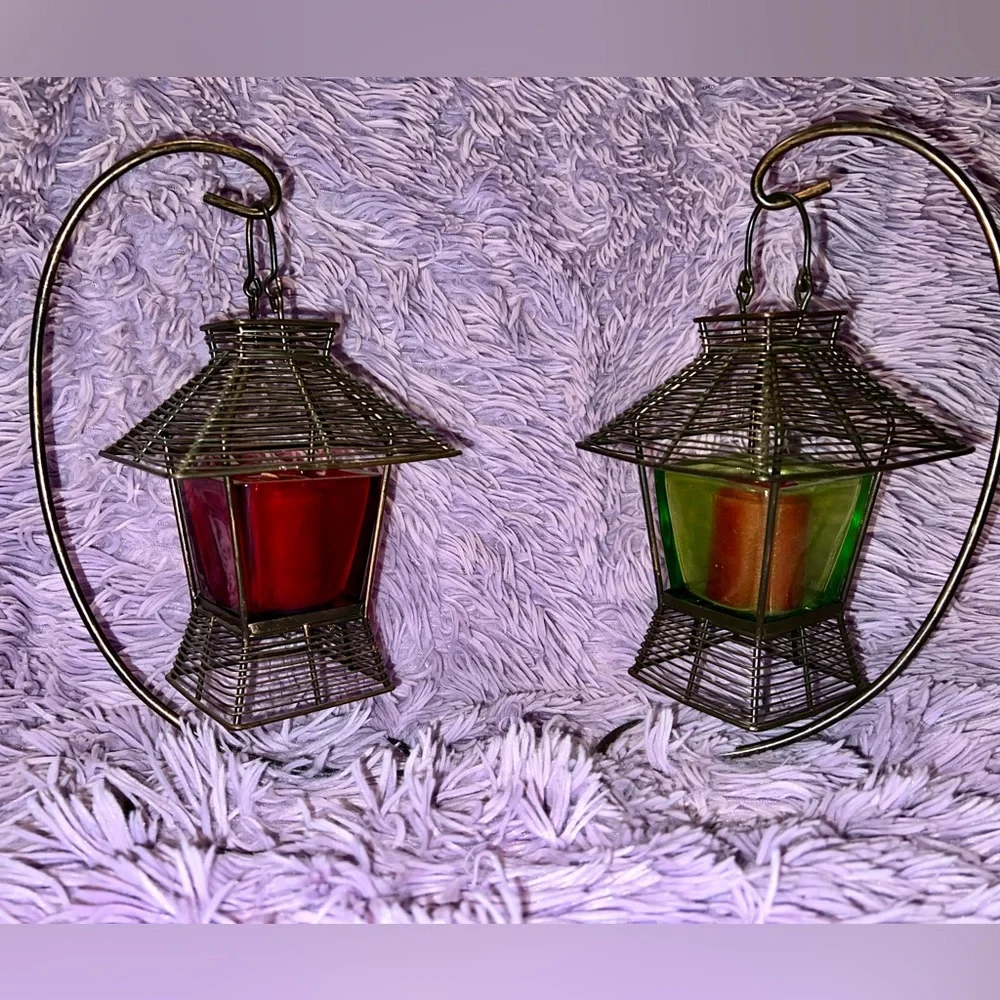 ♥️Two Pier 1 Hanging Candleholders💚
